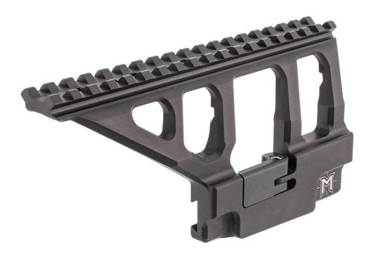 AK Master Mount Full Length Rail Optic Mount has an adjustable QD lever